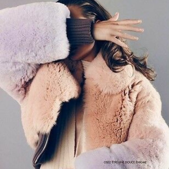 Marc Jacobs Fall 2014 Runway Mauve Degrade Ombre Fox Fur - Picture 9 of 16